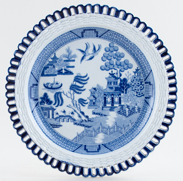 Plate pierced rim c1815